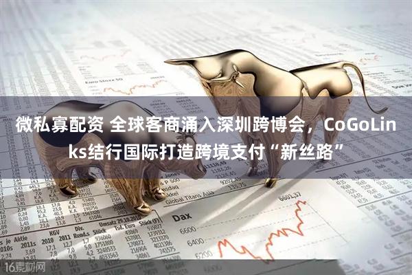 微私寡配资 全球客商涌入深圳跨博会，CoGoLinks结行国际打造跨境支付“新丝路”