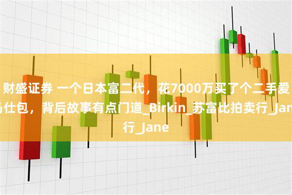 财盛证券 一个日本富二代，花7000万买了个二手爱马仕包，背后故事有点门道_Birkin_苏富比拍卖行_Jane